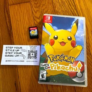 Nintendo Switch pokemon let’s go pikachu